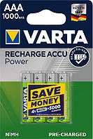 Аккумулятор Varta Pro R2U (5703), AAA/(HR03), 1000mAh, LSD Ni-MH, блистер 4шт