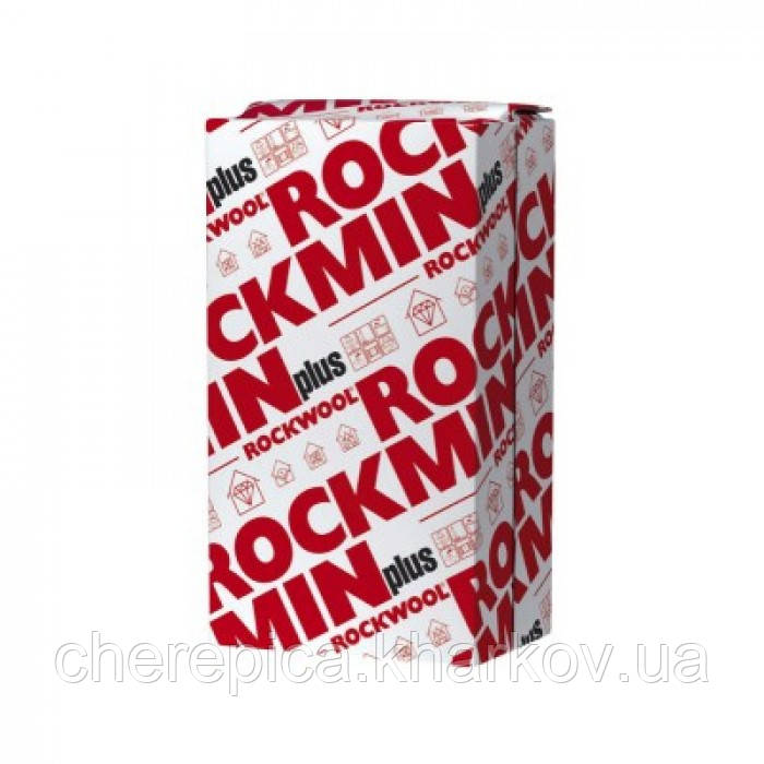 Утеплювач Rockwool ROCKMIN Plus 100 мм - фото 2 - id-p489808061