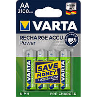 Аккумулятор Varta R2U (56706), AA/(HR6), 2100mAh, LSD Ni-MH, блистер 4шт