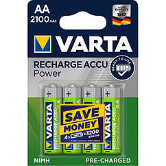 Акумулятор Varta R2U (56706), AA/(HR6), 2100mAh, LSD Ni-MH, блістер 4шт