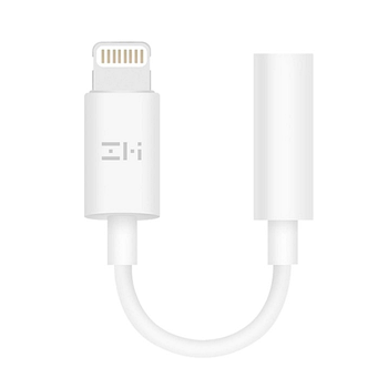 Перехідник Xiaomi ZMI Headphone Adapter Lightning - Jack 3,5 мм AL810 Q / JSZM0010 Білий (AL810 Q/JSZM0010)