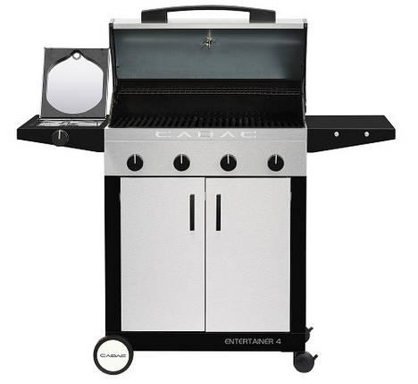 Гриль-барбекю Cadac газовий Entertainer 4 Supreme, нерж. сталь, фото 1