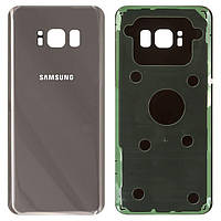 Задняя крышка Samsung G950F Galaxy S8 серая Orchid Grey Оригинал