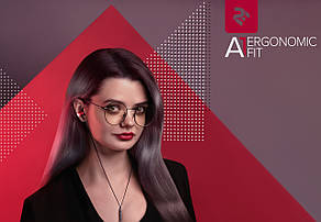 Навушники 2E A1 Ergonomic Fit Чорний (2E-IEA1BK), фото 5