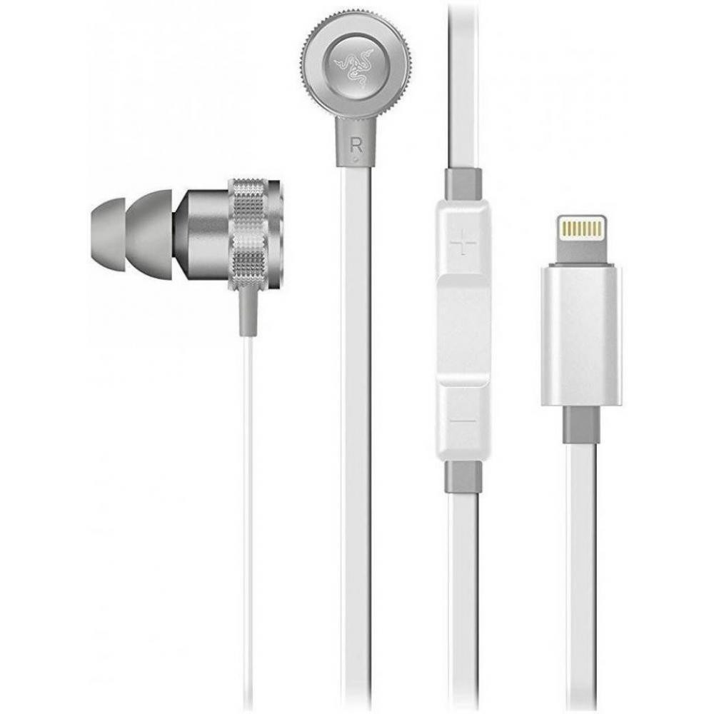 Навушники Razer Hammerhead for iOS Mercury Білий (RZ04-02090200-R3M1)