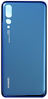 Задняя крышка Huawei P20 (EML-L09C, EML-L29C, AL00, TL00) синяя Оригинал