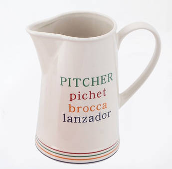 Керамічний глечик Maestro MR-20031-55 "For you" (1 л) | глечик для соку Маестро | ємність для води Маестро