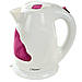 Електрочайник Maestro MR-034 білий із блакитним (1.7 л, 2000 Вт) ⁇ електричний чайник Маестро, фото 3