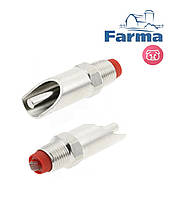 Поїлка ніпельна для відгодівлі СЕРЕДНЯ 75мм (1/2" х 1/2") FARMA