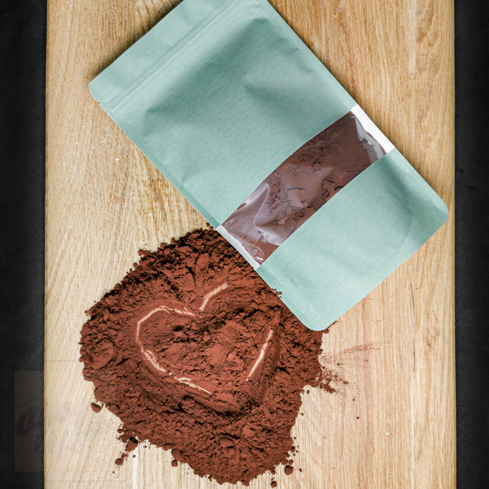 Какао порошок алкалізований, ж.21%, 250г Нідерланди DeZaan, фото 1