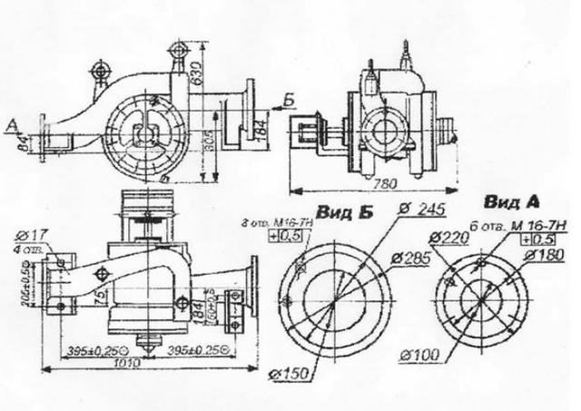 чертеж насос ЦСП-57