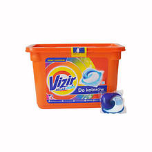 Капсули для прання кольорової білизни Vizir All-in-1 PODS Color, 16 шт.
