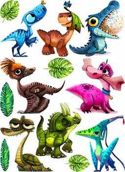 Вафельная Картинка Динозавры А4 — Купить Недорого на Bigl.ua (1214631439)