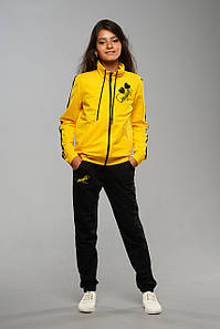 Спортивний костюм для маленьких дівчаток дитячий Турецький Liza Жовтий весна осінь літо Туреччина недорого