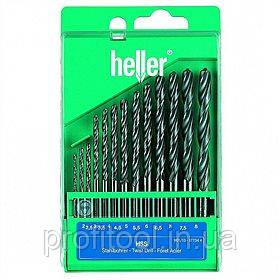 Набір свердел по металу HSS 2/2,5/3/3,5/4/4,5/5/5,5/6/6,5/7/7,5/8 мм, 13шт. 17734 Heller, фото 1