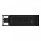 USB3.2 128GB Type-C Kingston DataTraveler 70 Black (DT70/128GB) (код 1131453)
