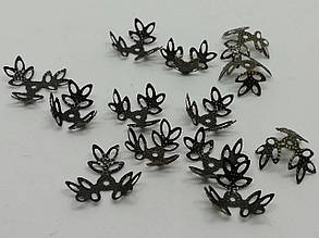 Обіймач для намистин Трилистник  діаметр 18 мм 14 грам приблизно 100 шт