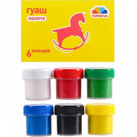 Гуаш Гамма "Любимо.іграшки" 6 кол, 10 мл
