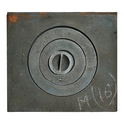 Плита чавунна 1 - комфорочная 370х410 мм, фото 2