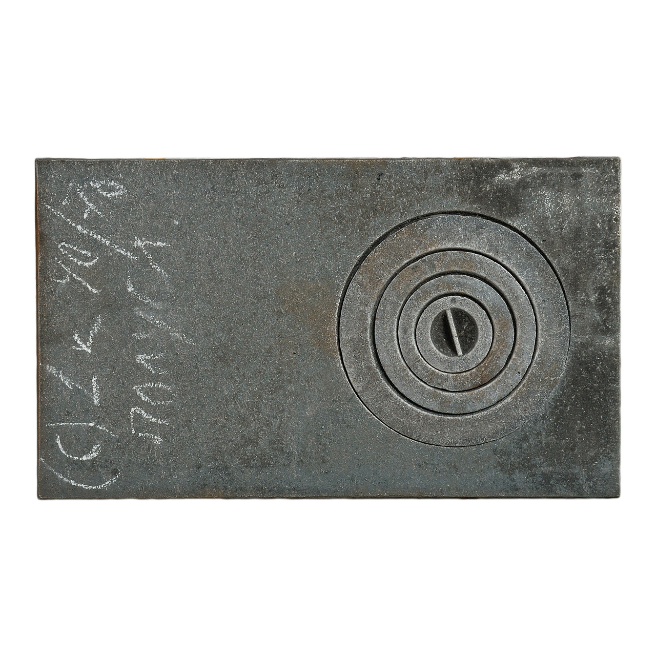 Плита чавунна 1 комфорочная напівглухою (С) (ПБ-3) 400х700