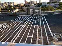 Виконаня для ПАТ "КОМПЛЕКС "ЛИБІДСЬКИЙ" (Київ, вул. М.Грінченка, 18)  реставраційних гідроізоляційних робіт  частини рубероїдного даху паркінгу рідкою мембраною Сіоліт П1К