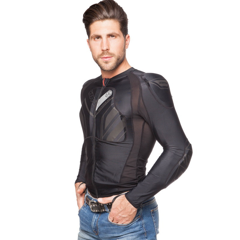 Мотозащита тіла компресійна SCOYCO Hermes Body armor AM03 (р-р M-XL-44-52, чорний)