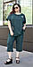 Туніка жіноча з бриджами костюм синій, фото 6