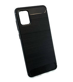 Чохол для Samsung A31, A315 накладка протиударний бампер Hoco Carbon чорний