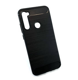 Чохол для Xiaomi Redmi Note 8T накладка силіконовий протиударний Hoco Carbon чорний