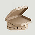 Коробка для піци та хачапурі бура 400*400*40, фото 2