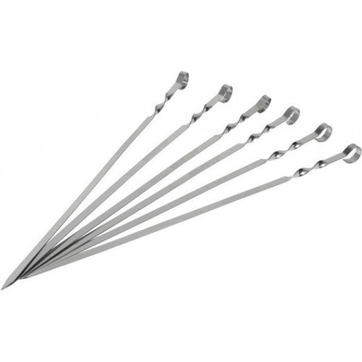 Шампури 600х10 мм, набір 6 шт