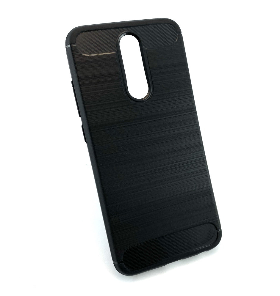 Чохол для Xiaomi Redmi 8 накладка Hoco Carbon силіконовий протиударний чорний