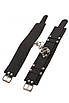 Кайдани Leather Dominant Leg Cuffs, black, фото 2