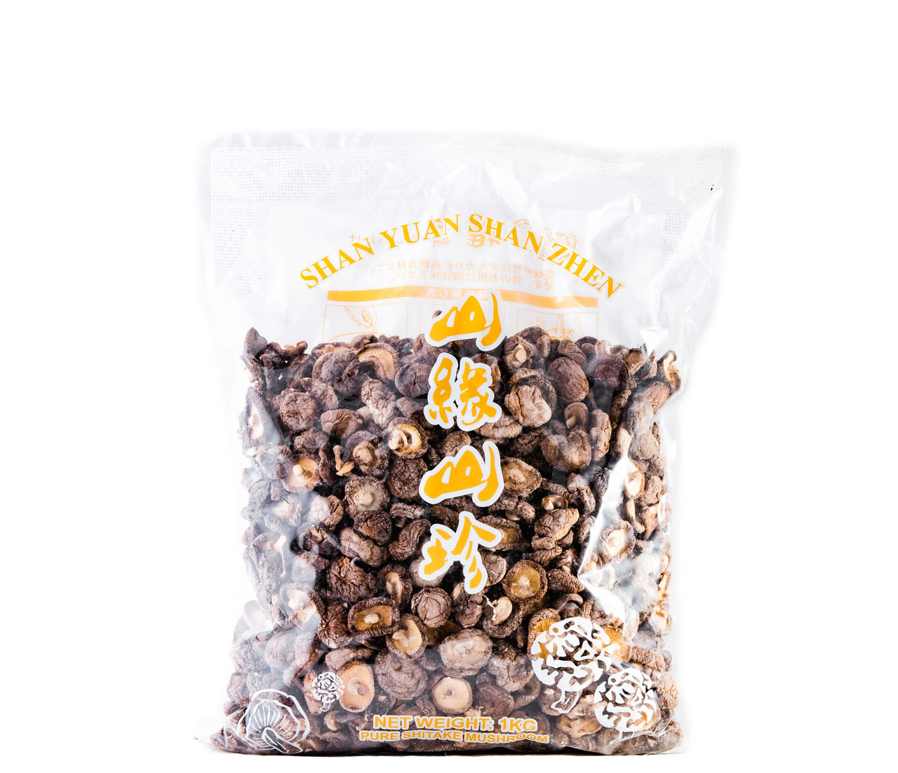 Гриби Шитаке 2-3 см Shan Yuan Shan Zhen 1000 г