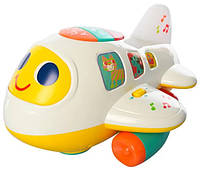 Музыкальная игрушка для малышей Крошка Самолет Развивающая детская игрушка Самолет 6103 (на английском)