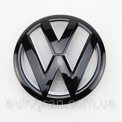 Емблема решітки радіатора VW Volkswagen Golf 6 5K0853601FULM 5k0853601c чорно-біла