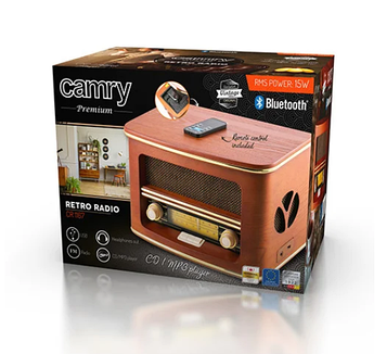 Радіо РЕТРО Camry CR 1167 з Bluetooth, CD / MP3-плеєр / запис