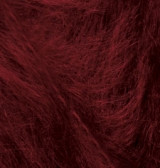 Нитки пряжа для в'язання мохеровая MOHAIR CLASSIK ALIZE мохер классик Алізе № 57 - бордовий