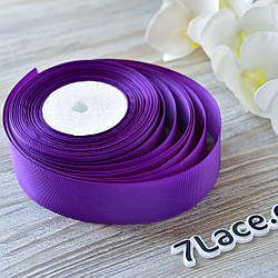 Репсова стрічка 4 см/колір фіолетовий/ширина 4 см/бобіна 23 м