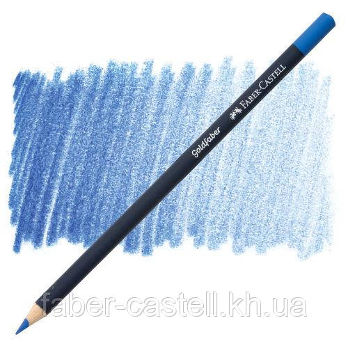 Кольоровий олівець Faber-Castell Goldfaber колір світлий ультрамарин No140 (Light Ultramarine), 114740