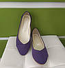 STTOPA Розміри 36,40,41. Балетки з натуральної шкіри. 166-3641 Фіолетові, фото 7