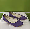 STTOPA Розміри 36,40,41. Балетки з натуральної шкіри. 166-3641 Фіолетові, фото 2