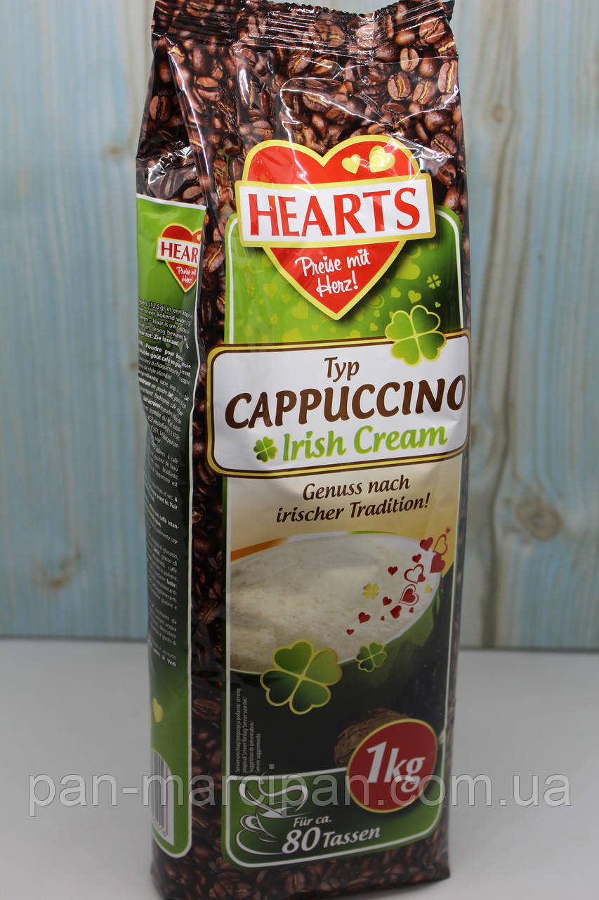 Капучино зі смаком ірландських вершків Hearts Irish Cream 1кг Німеччина, фото 1