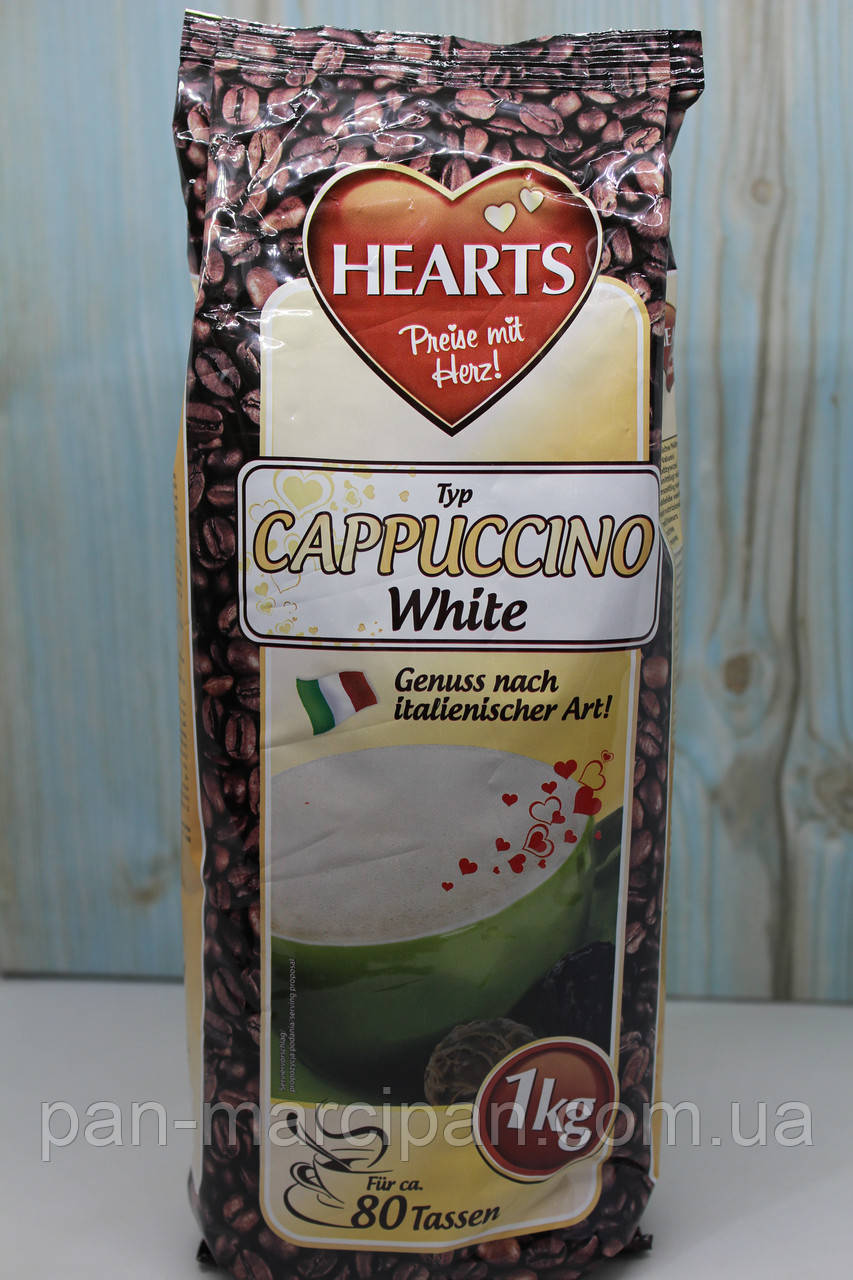 Капучино зі смаком молока Hearts White 1 кг Німеччина, фото 1
