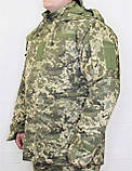 Бушлат зимовий подвійний (Куртка КВВЗ) ЗСУ статутний із підстібкою ММ-14 піксель, фото 3
