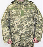 Бушлат зимовий подвійний (Куртка КВВЗ) ЗСУ статутний із підстібкою ММ-14 піксель, фото 2