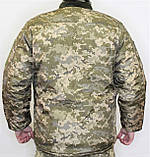 Бушлат зимовий подвійний (Куртка КВВЗ) ЗСУ статутний із підстібкою ММ-14 піксель, фото 6