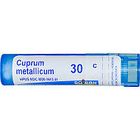 Boiron, Single Remedies, Купрум металликум, Cuprum Metallicum от судорог 30C, 80 гранул