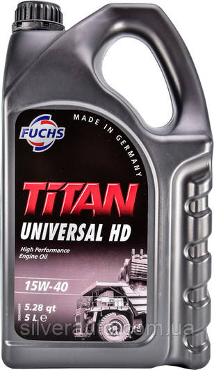 Моторное масло Fuchs Titan Universal HD 15W-40 5л (ID#96654820), цена ...