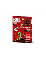 Конфеты яблочно-вишневые в бельгийском черном шоколаде Bob Snail, 30г